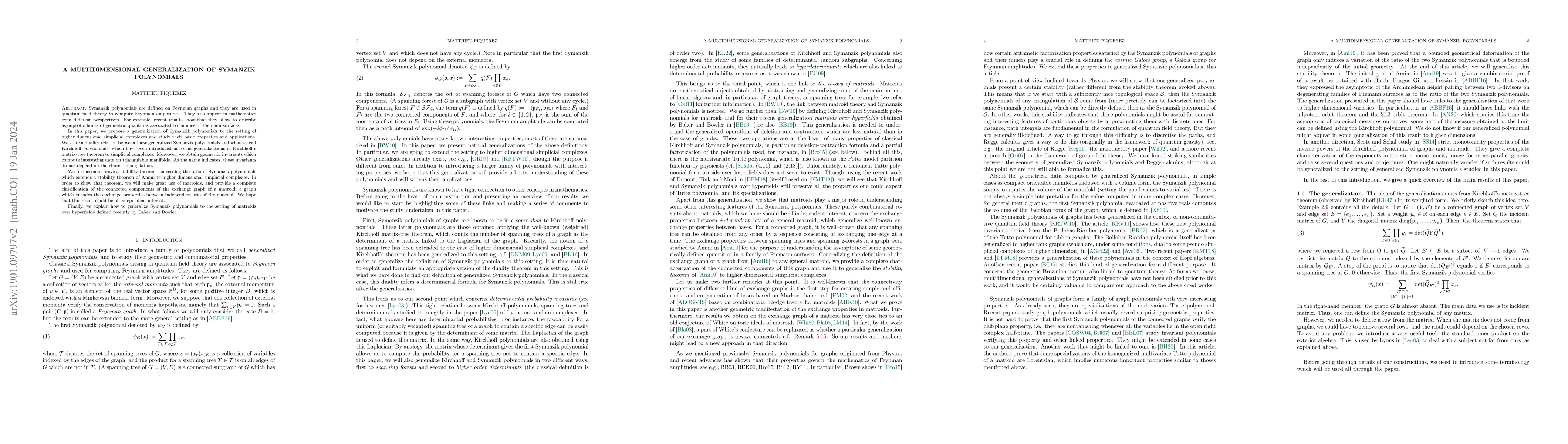 Thumbnail for A multidimensional generalization of Symanzik polynomials