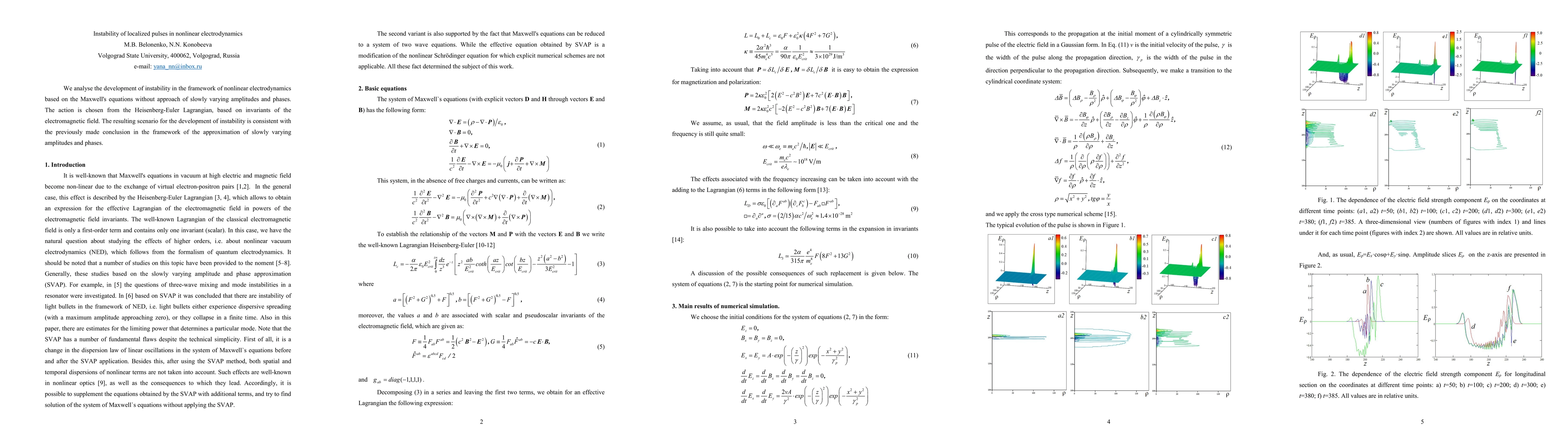 Thumbnail for Instability of localized pulses in nonlinear electrodynamics
