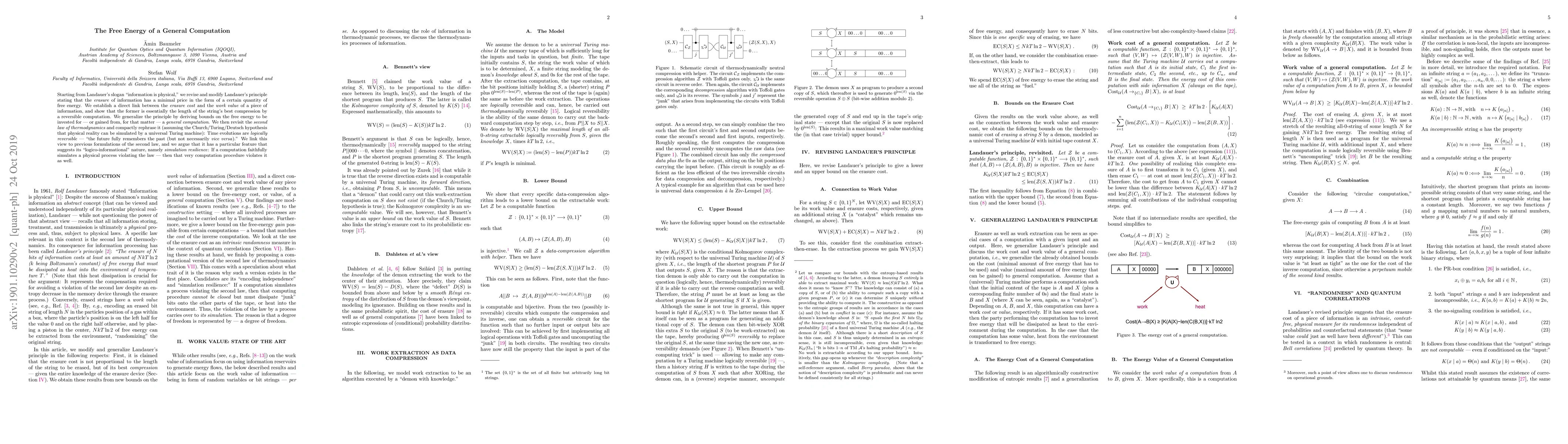 Thumbnail for The Free Energy of a General Computation