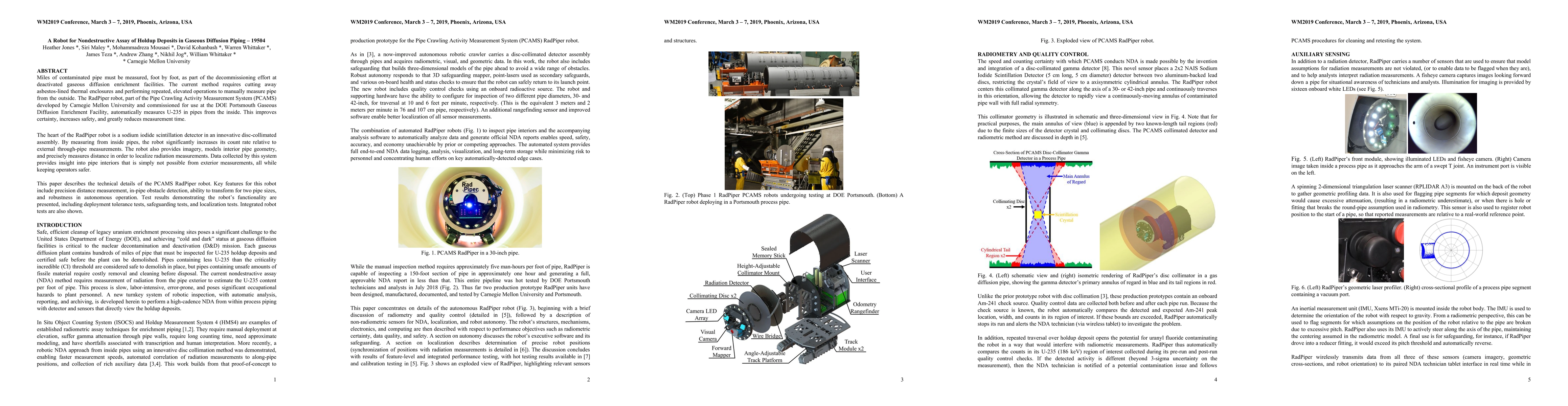 Thumbnail for A Robot for Nondestructive Assay of Holdup Deposits in Gaseous Diffusion
  Piping