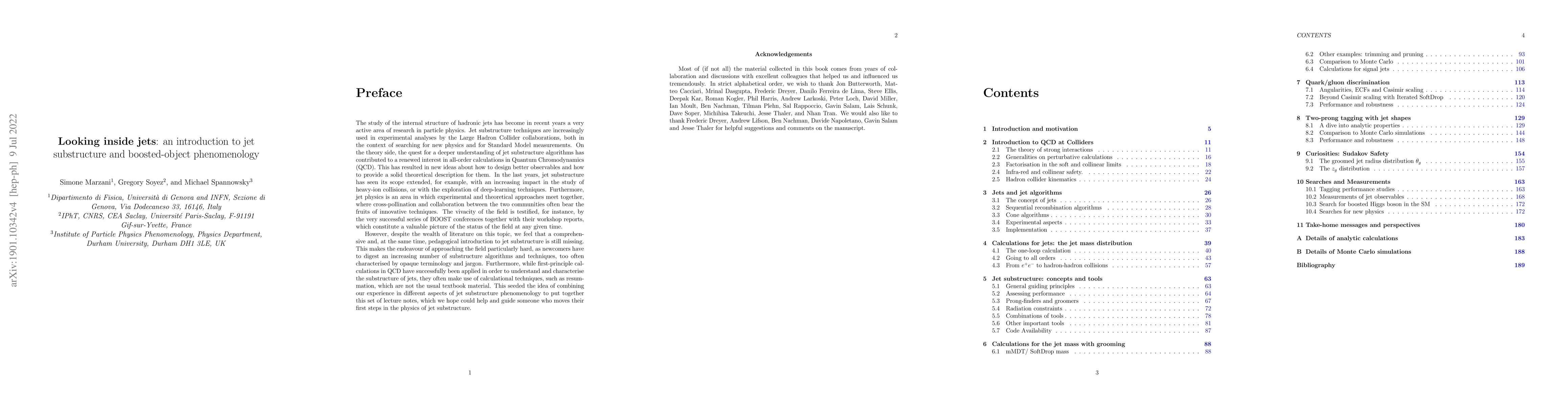 Thumbnail for Looking inside jets: an introduction to jet substructure and
  boosted-object phenomenology