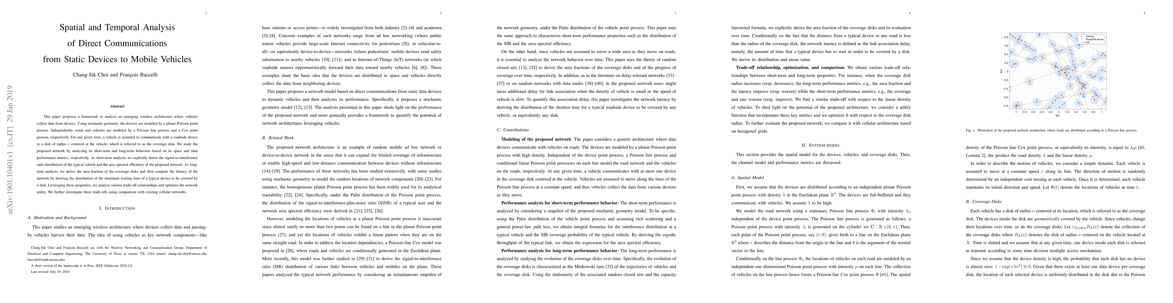 Thumbnail for Spatial and Temporal Analysis of Direct Communications from Static
  Devices to Mobile Vehicles