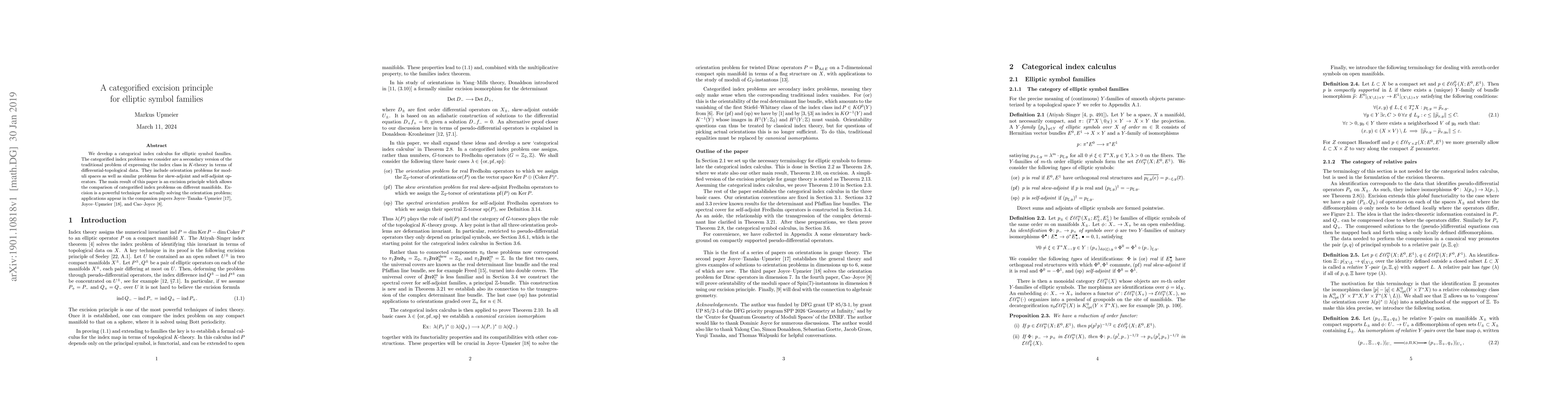 Thumbnail for A categorified excision principle for elliptic symbol families