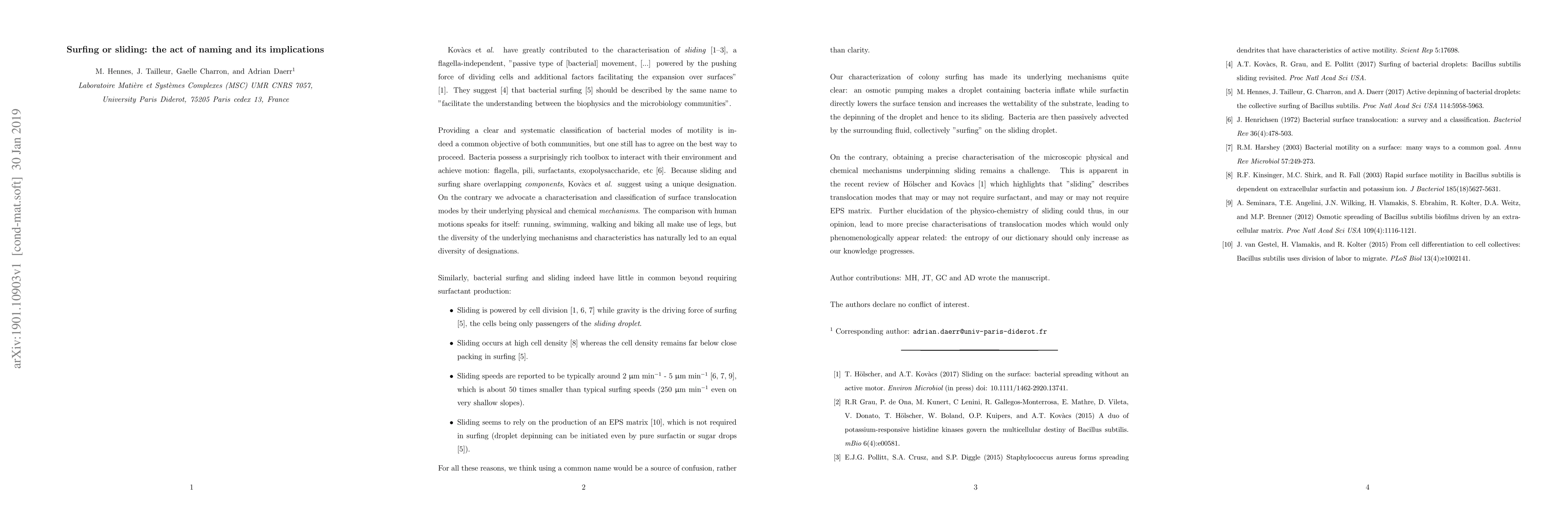 Thumbnail for Surfing or sliding: the act of naming and its implications