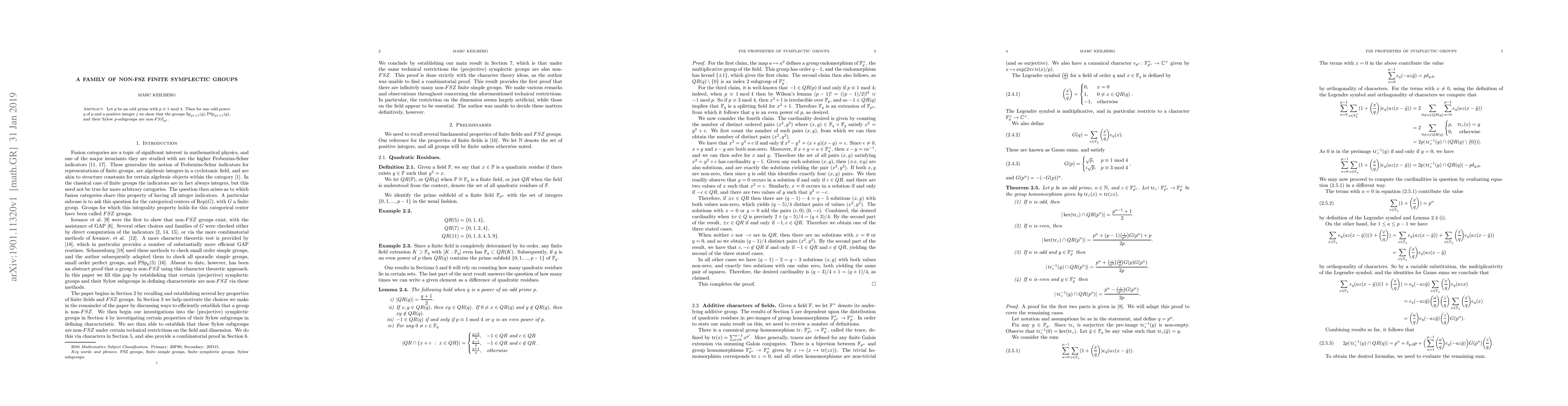 Thumbnail for A family of non-FSZ finite symplectic groups