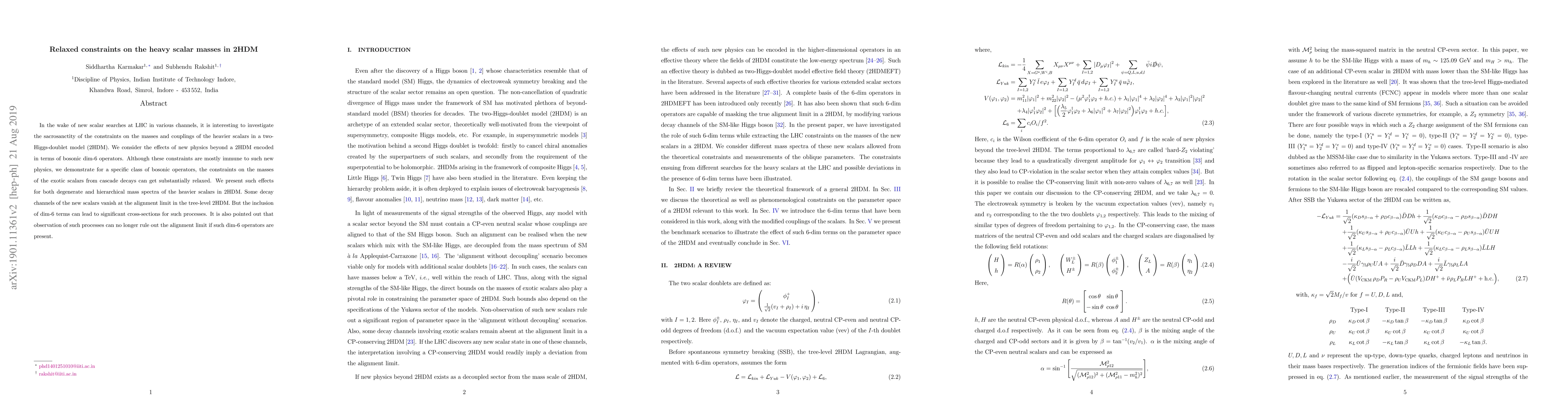Thumbnail for Relaxed constraints on the heavy scalar masses in 2HDM