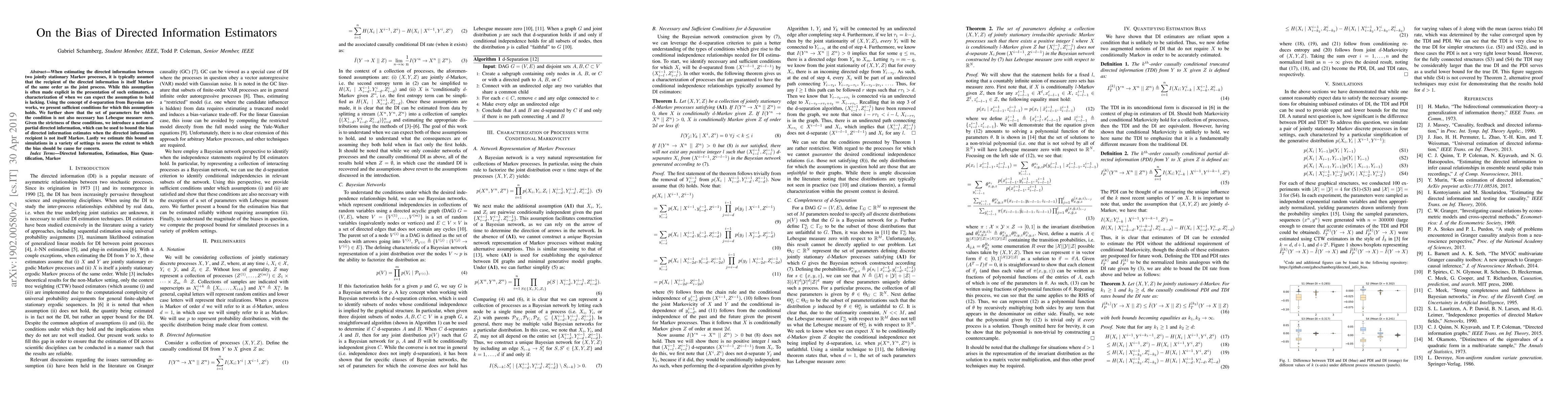 Thumbnail for On the Bias of Directed Information Estimators