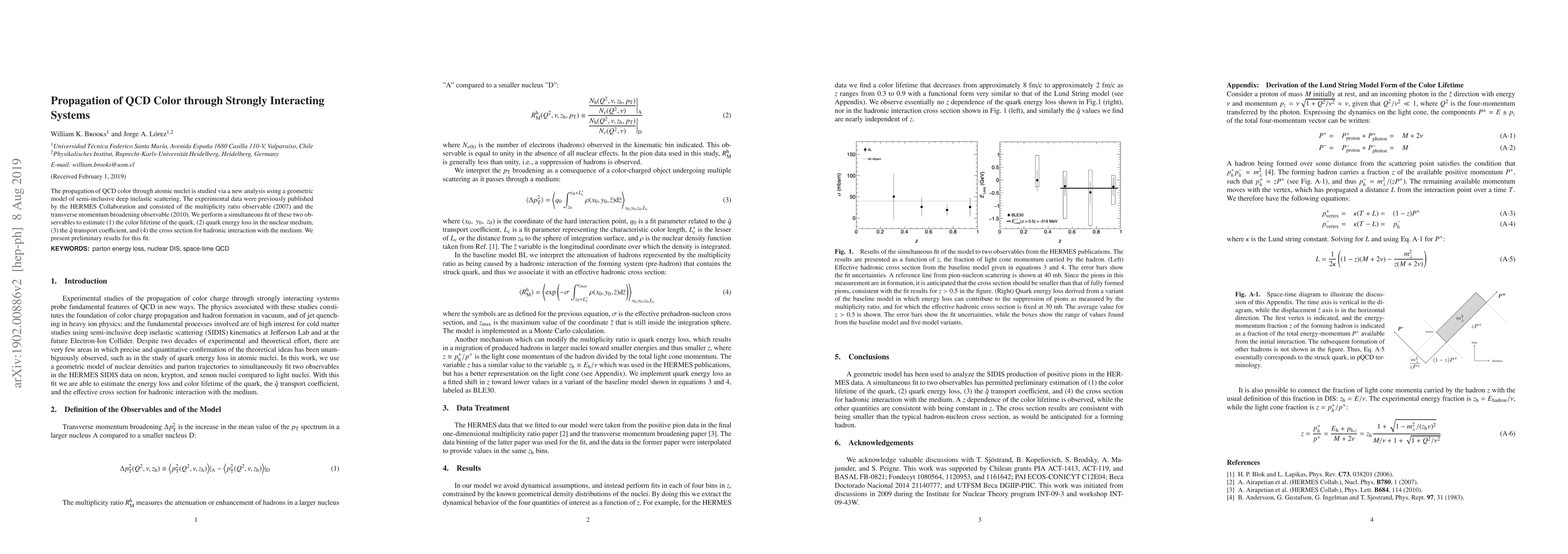 Thumbnail for Propagation of QCD Color through Strongly Interacting Systems