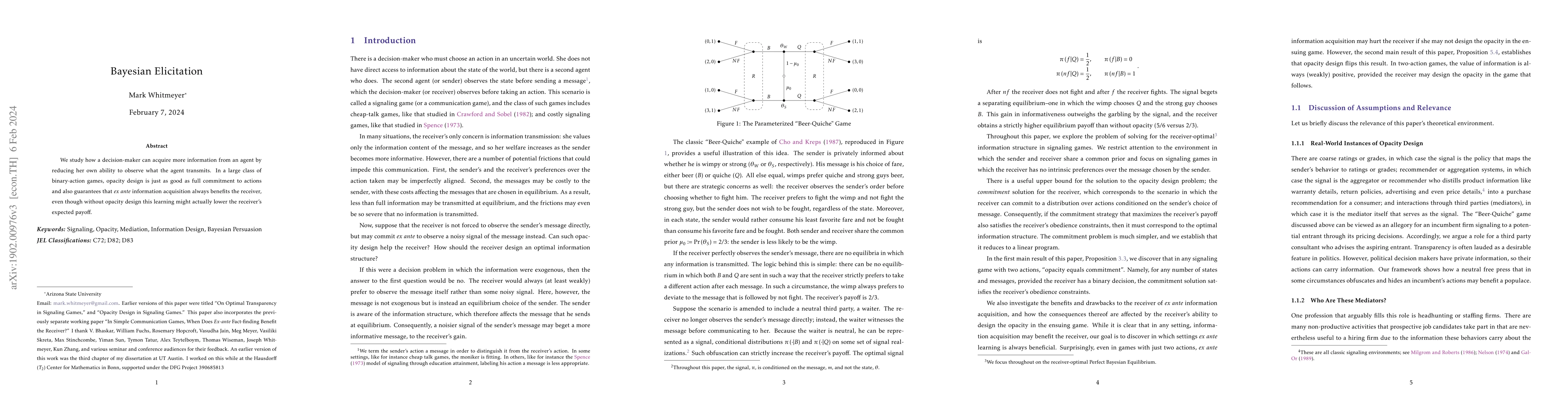 Thumbnail for Bayesian Elicitation