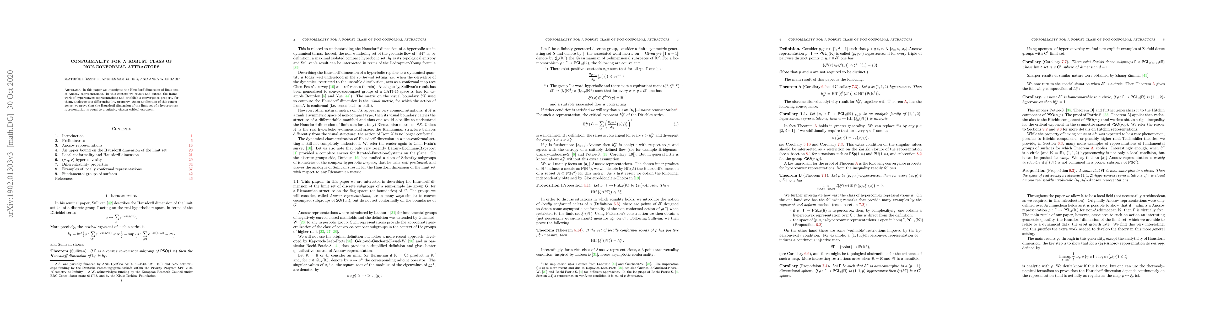 Thumbnail for Conformality for a robust class of non-conformal attractors