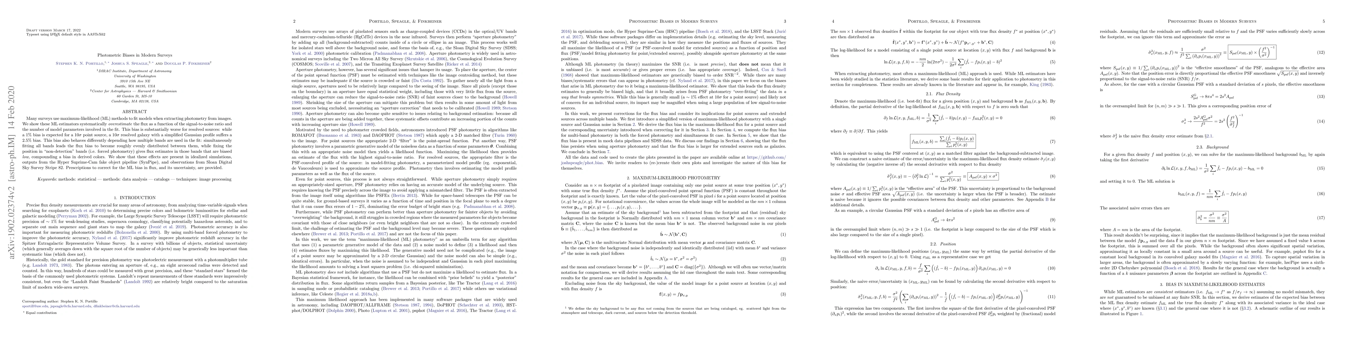 Thumbnail for Photometric Biases in Modern Surveys