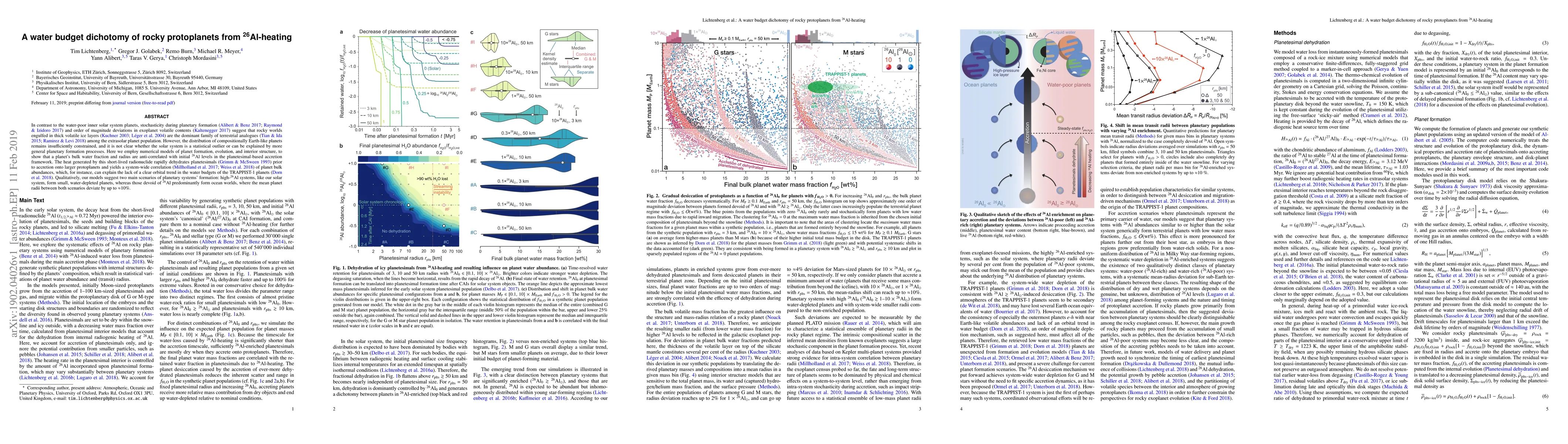 Thumbnail for A water budget dichotomy of rocky protoplanets from $^{26}$Al-heating