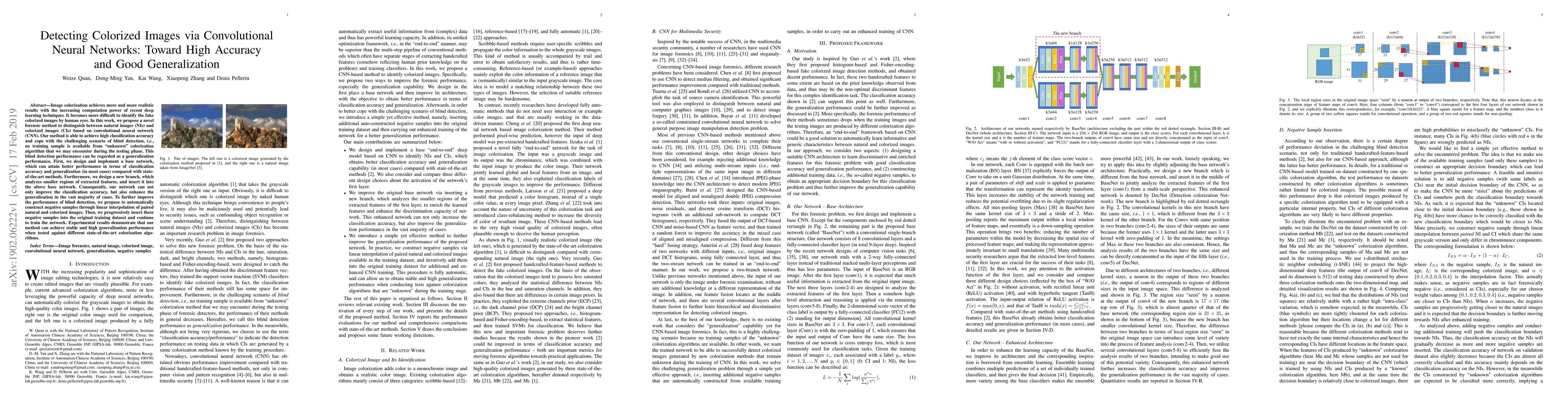 Thumbnail for Detecting Colorized Images via Convolutional Neural Networks: Toward
  High Accuracy and Good Generalization