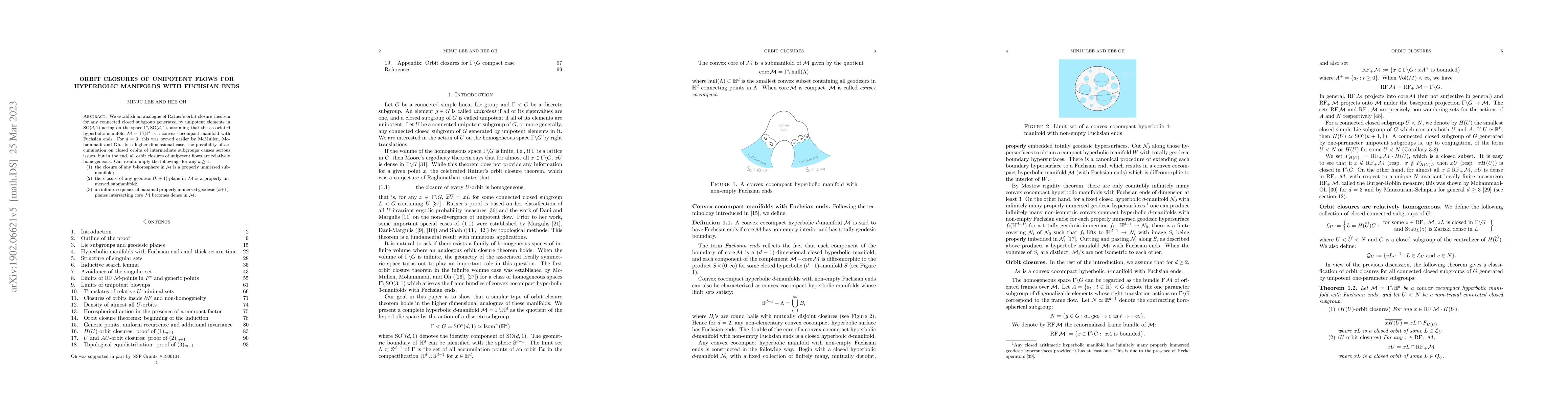 Thumbnail for Orbit closures of unipotent flows for hyperbolic manifolds with Fuchsian
  ends