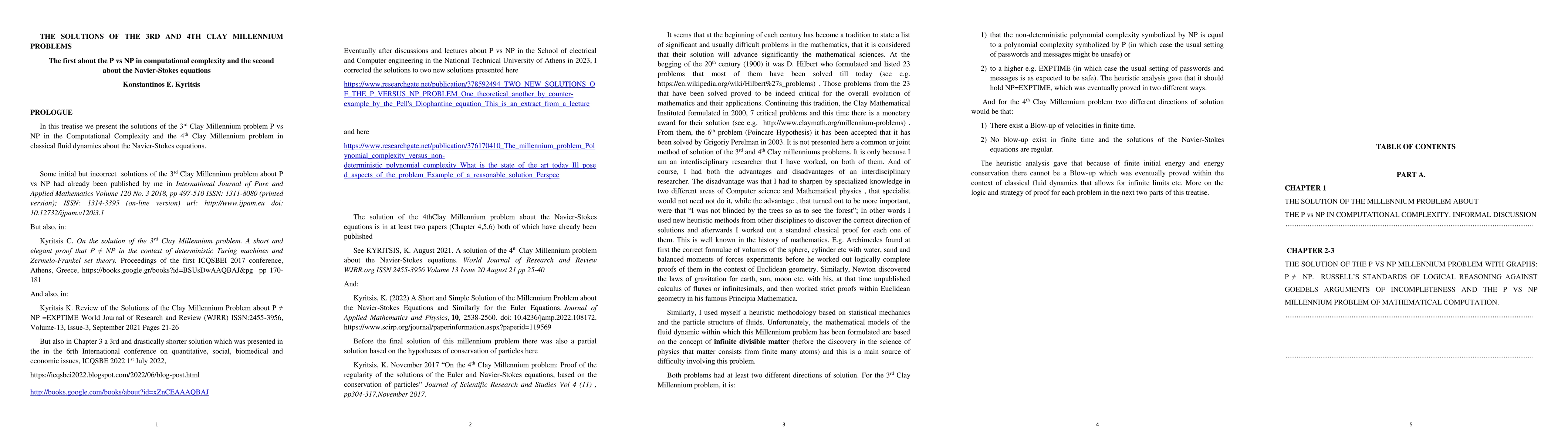 Thumbnail for The solutions of the 3rd and 4th Clay Millennium problems