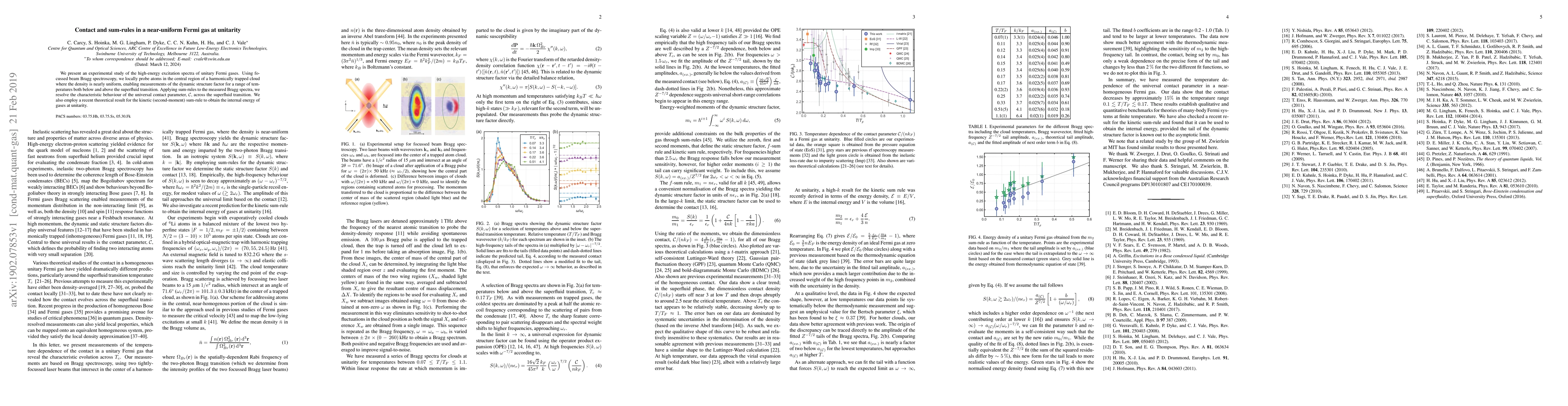 Thumbnail for Contact and sum-rules in a near-uniform Fermi gas at unitarity