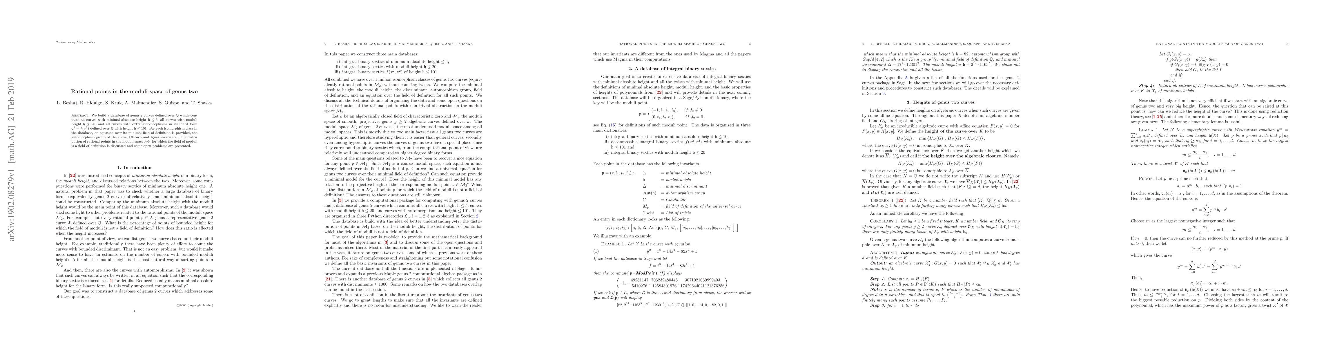 Thumbnail for Rational points in the moduli space of genus two
