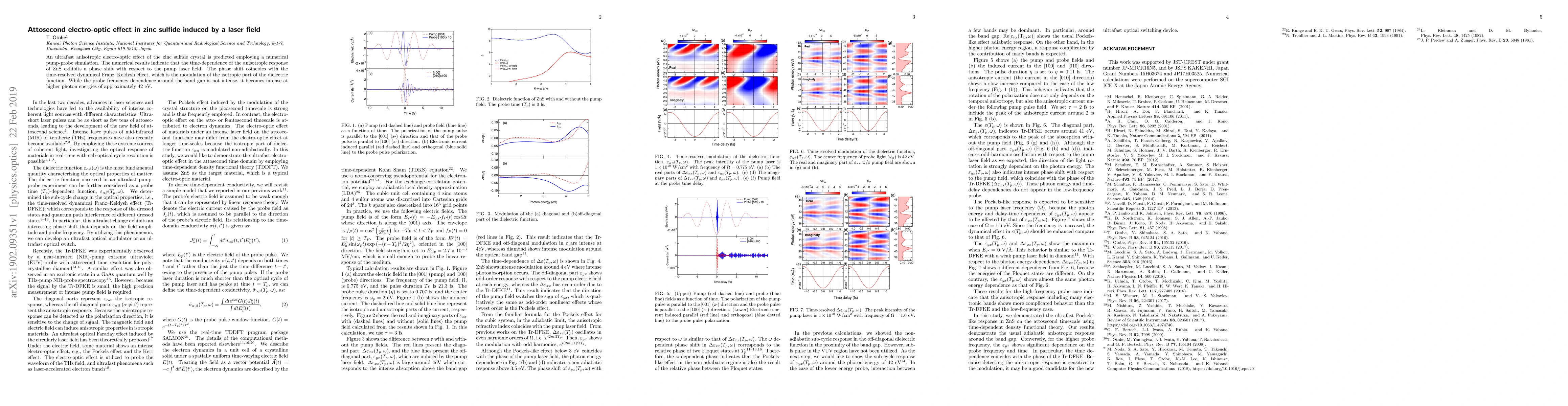 Thumbnail for Attosecond electro-optic effect in zinc sulfide induced by a laser field
