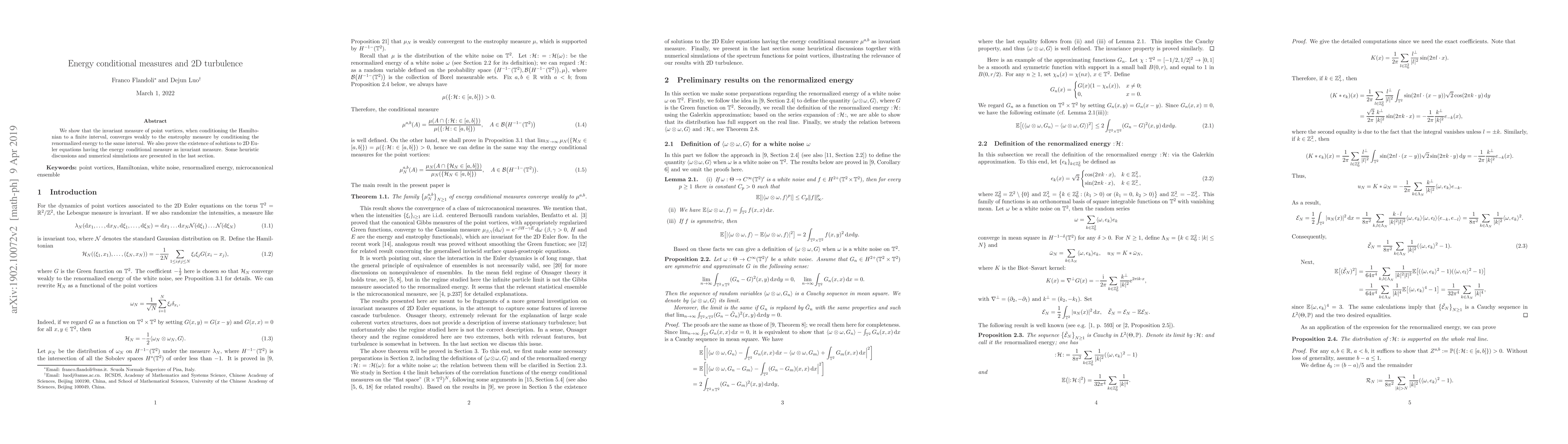Thumbnail for Energy conditional measures and 2D turbulence