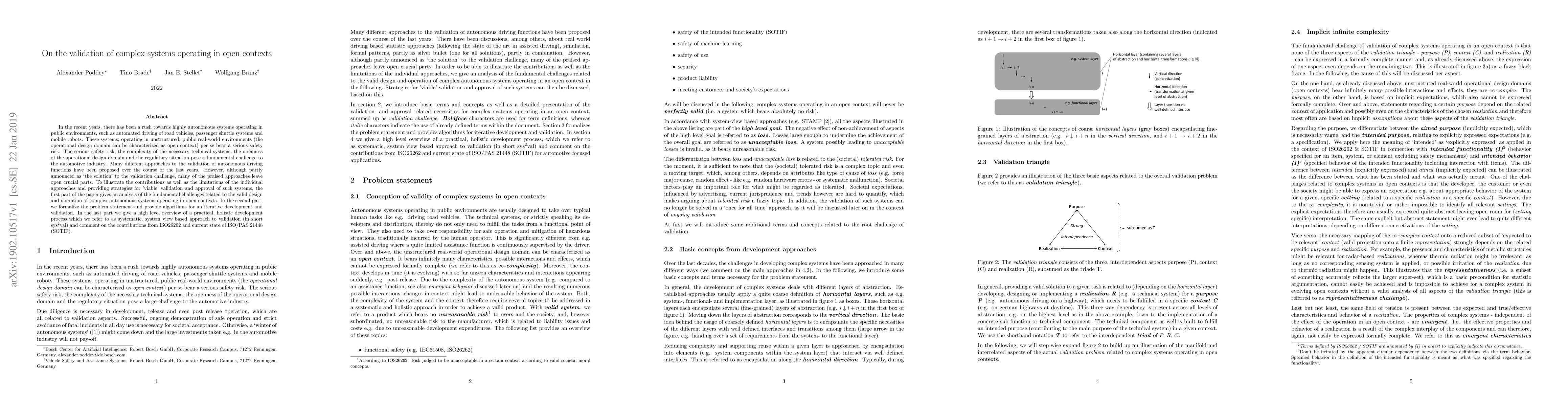 Thumbnail for On the validation of complex systems operating in open contexts