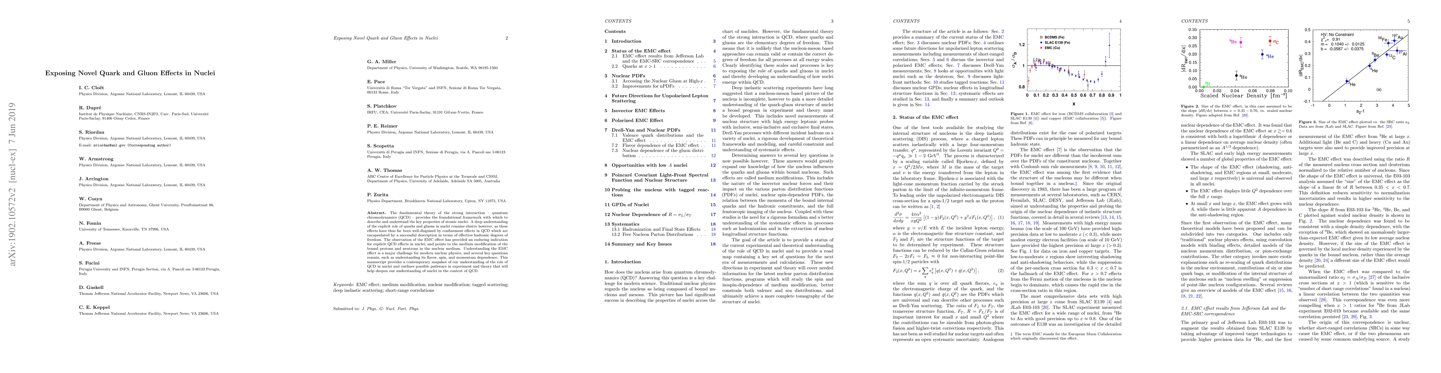 Thumbnail for Exposing Novel Quark and Gluon Effects in Nuclei
