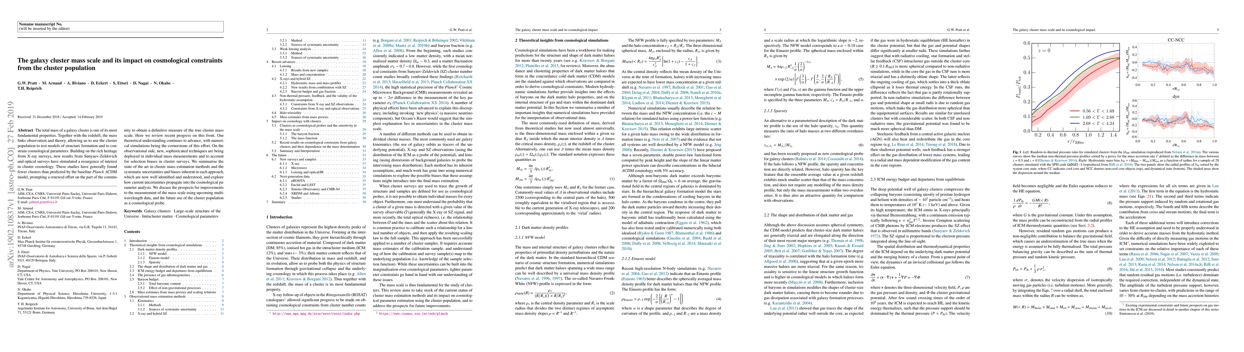 Thumbnail for The galaxy cluster mass scale and its impact on cosmological constraints
  from the cluster population