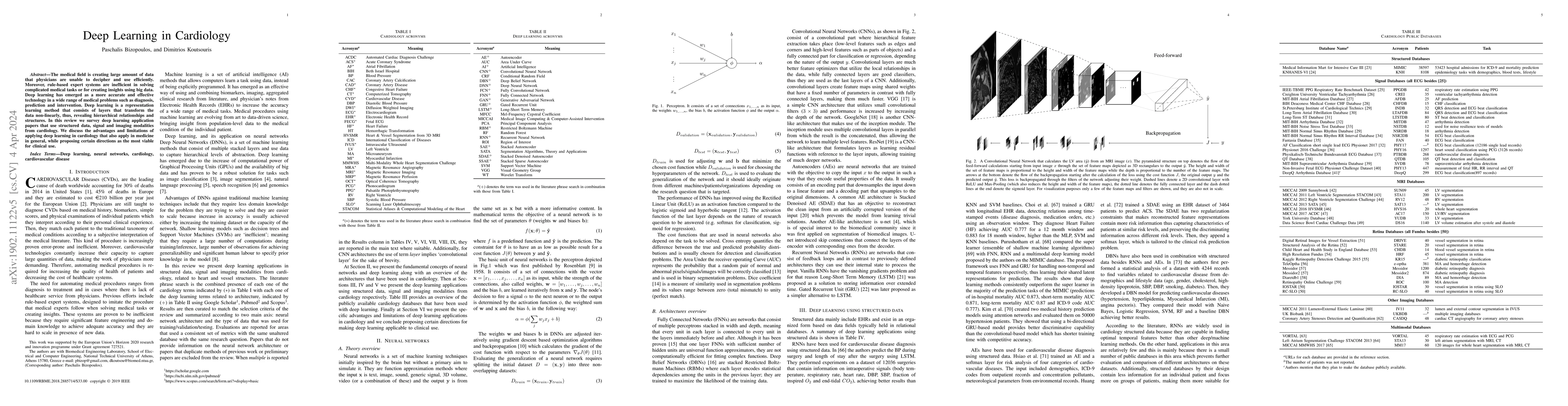 Thumbnail for Deep Learning in Cardiology