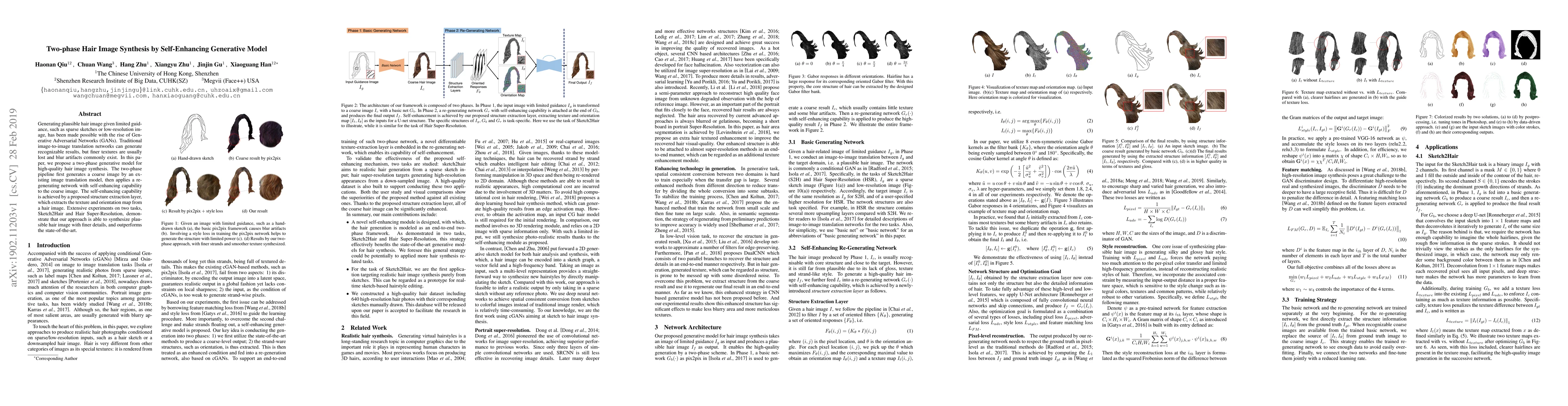 Thumbnail for Two-phase Hair Image Synthesis by Self-Enhancing Generative Model
