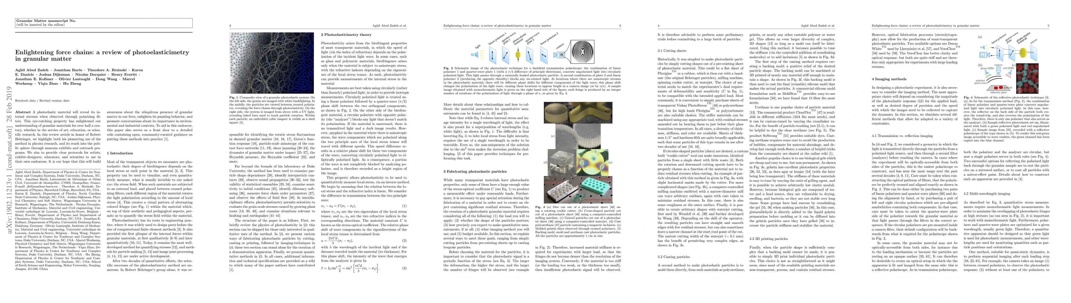 Thumbnail for Enlightening force chains: a review of photoelasticimetry in granular
  matter