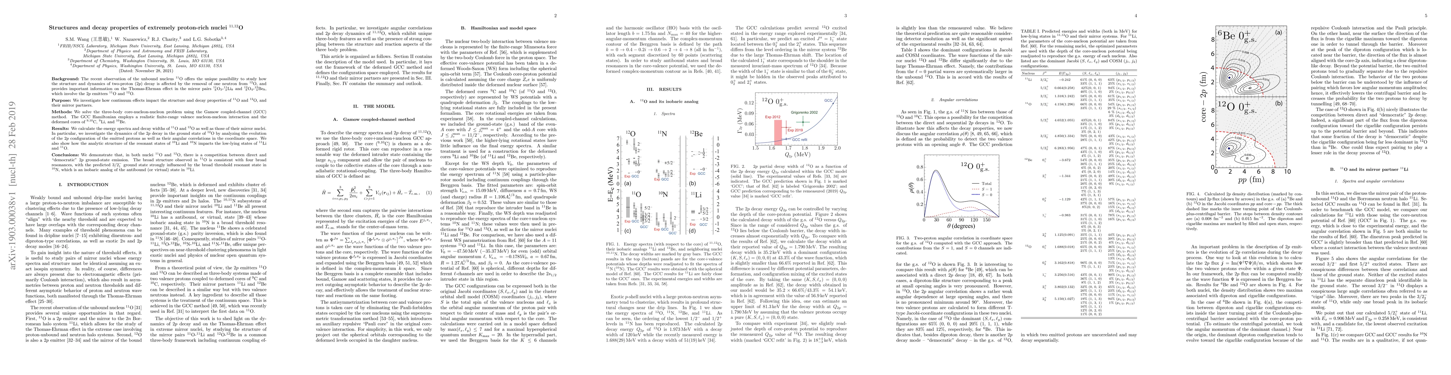 Thumbnail for Structures and decay properties of extremely proton-rich nuclei
  $^{11,12}$O