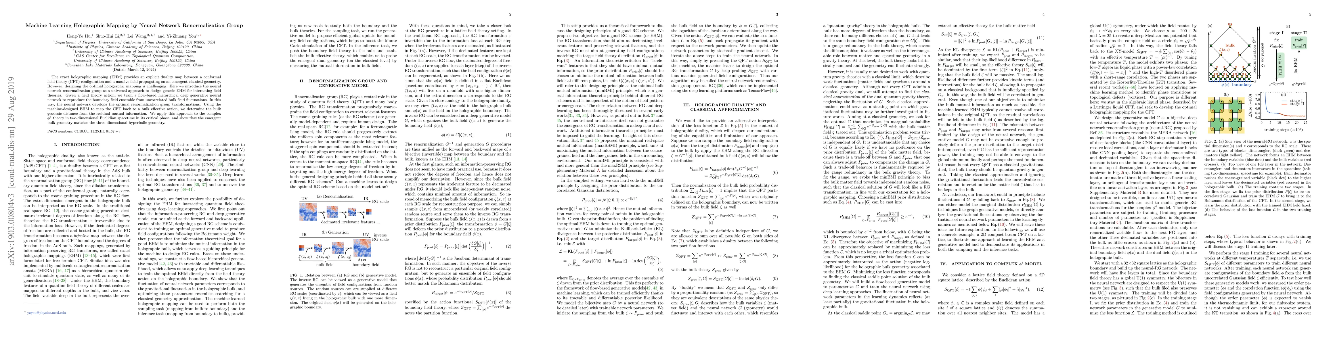 Thumbnail for Machine Learning Holographic Mapping by Neural Network Renormalization
  Group