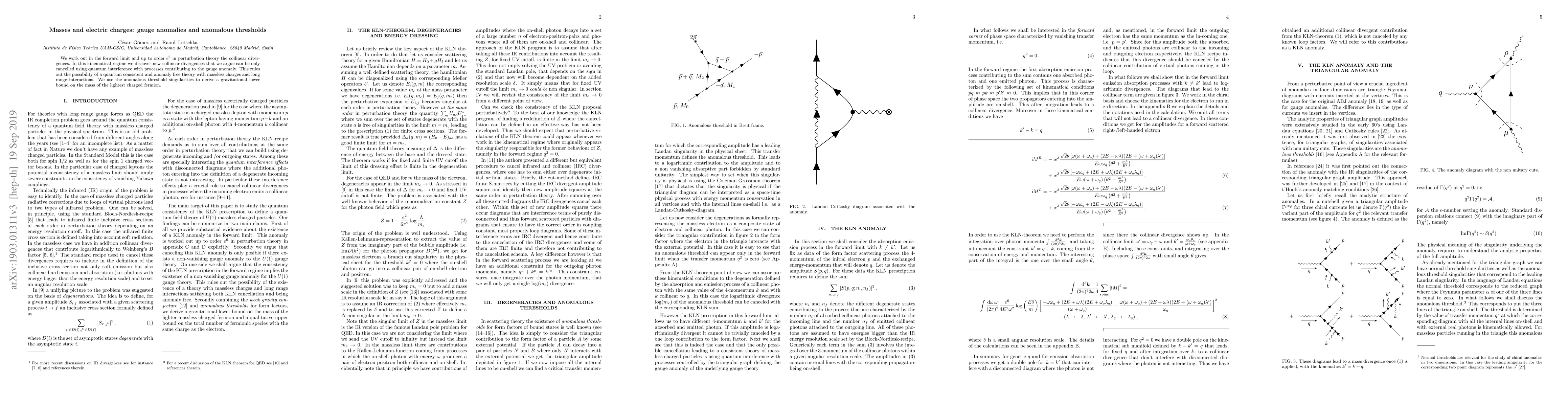 Thumbnail for Masses and electric charges: gauge anomalies and anomalous thresholds