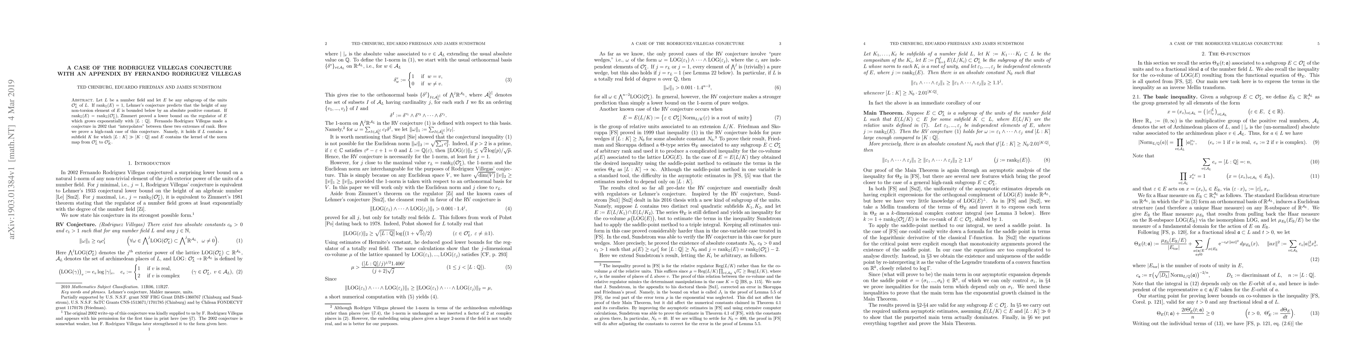 Thumbnail for A case of the Rodriguez Villegas conjecture