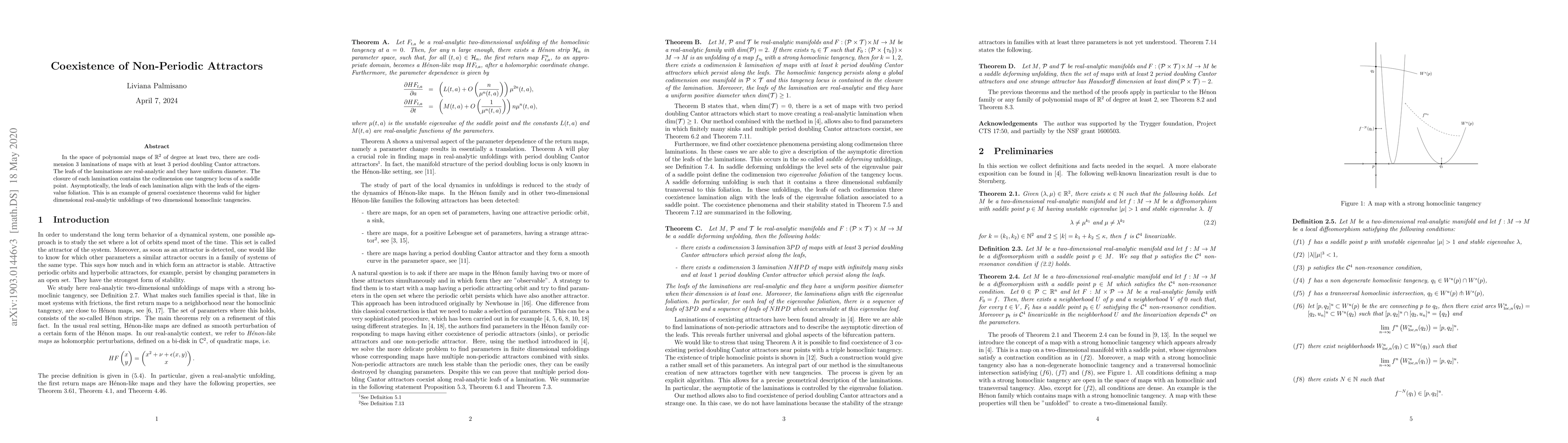 Thumbnail for Coexistence of non-periodic attractors