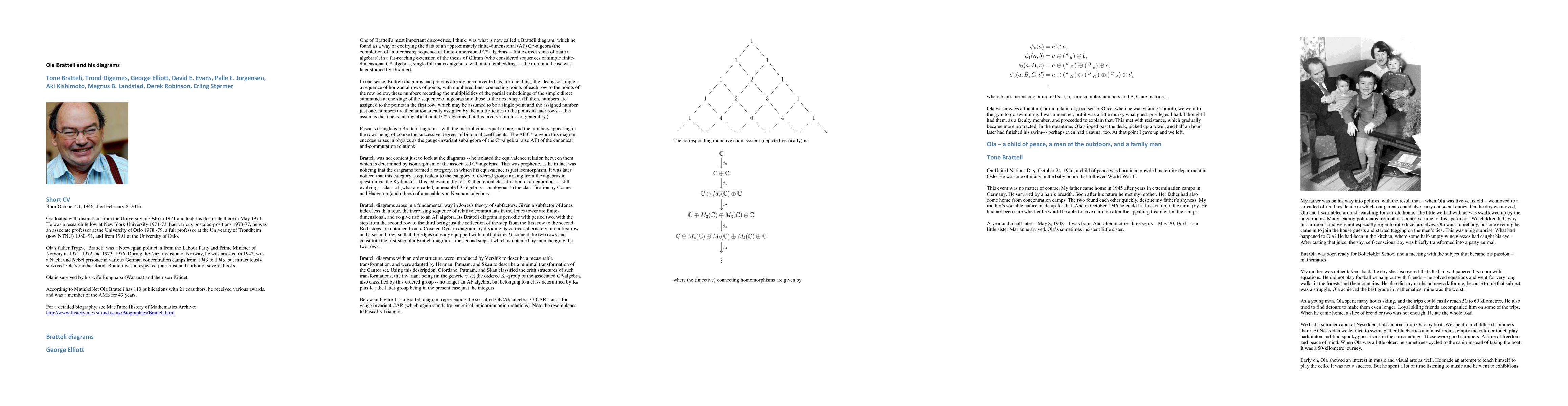 Thumbnail for Ola Bratteli and his diagrams