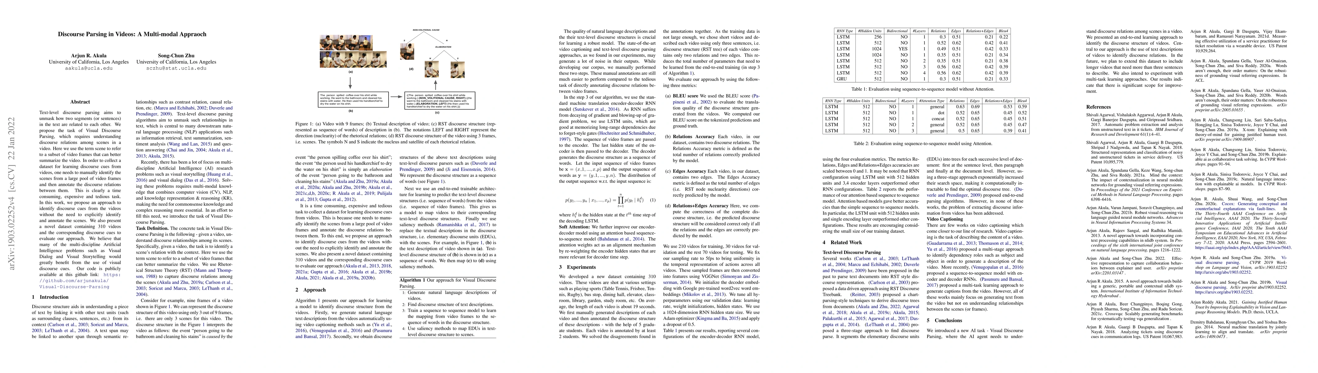 Thumbnail for Discourse Parsing in Videos: A Multi-modal Appraoch
