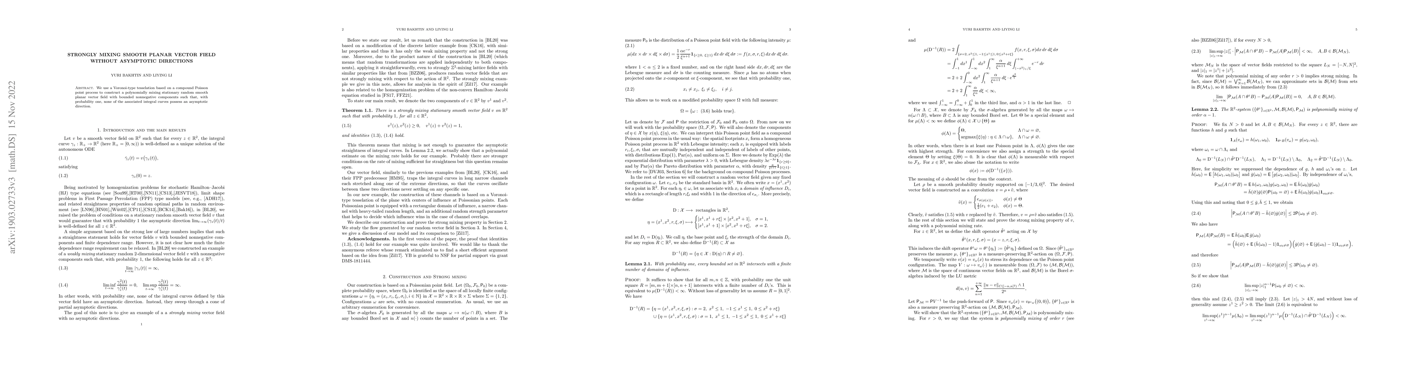 Thumbnail for Strongly mixing smooth planar vector field without asymptotic directions