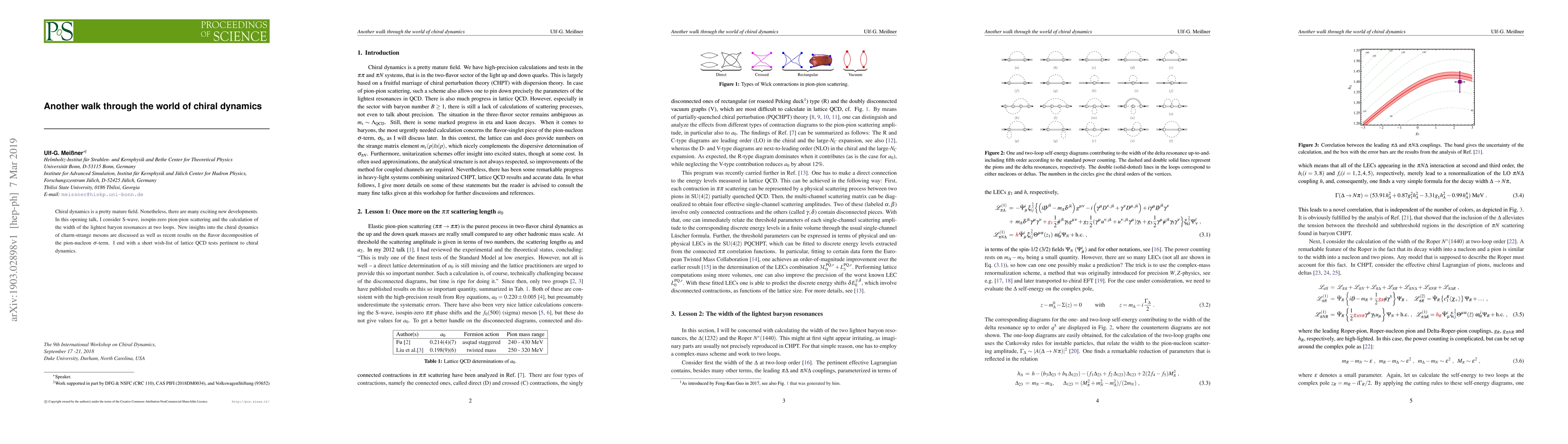 Thumbnail for Another walk through the world of chiral dynamics