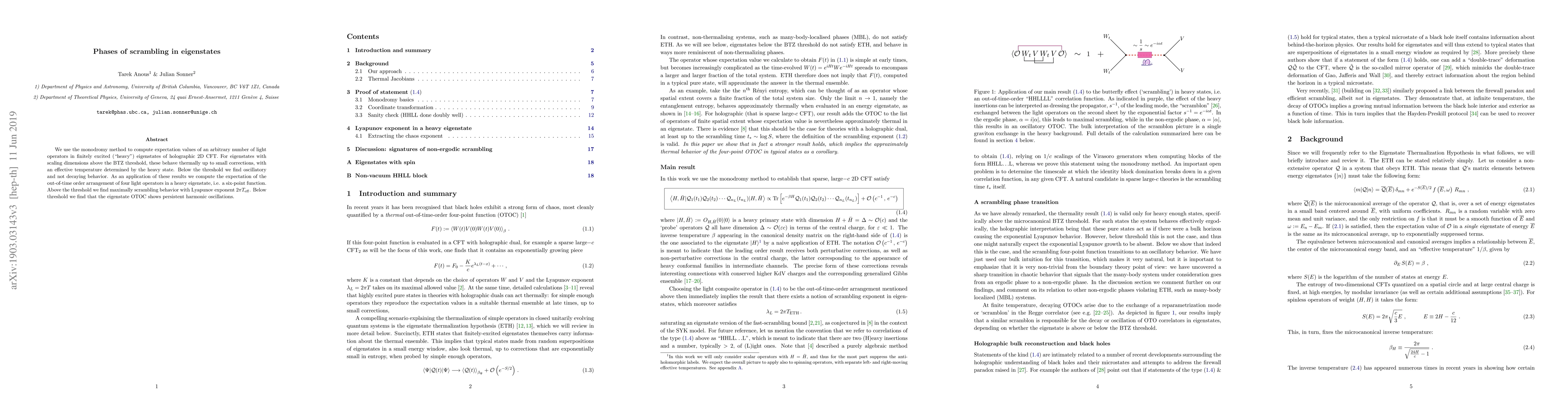Thumbnail for Phases of scrambling in eigenstates