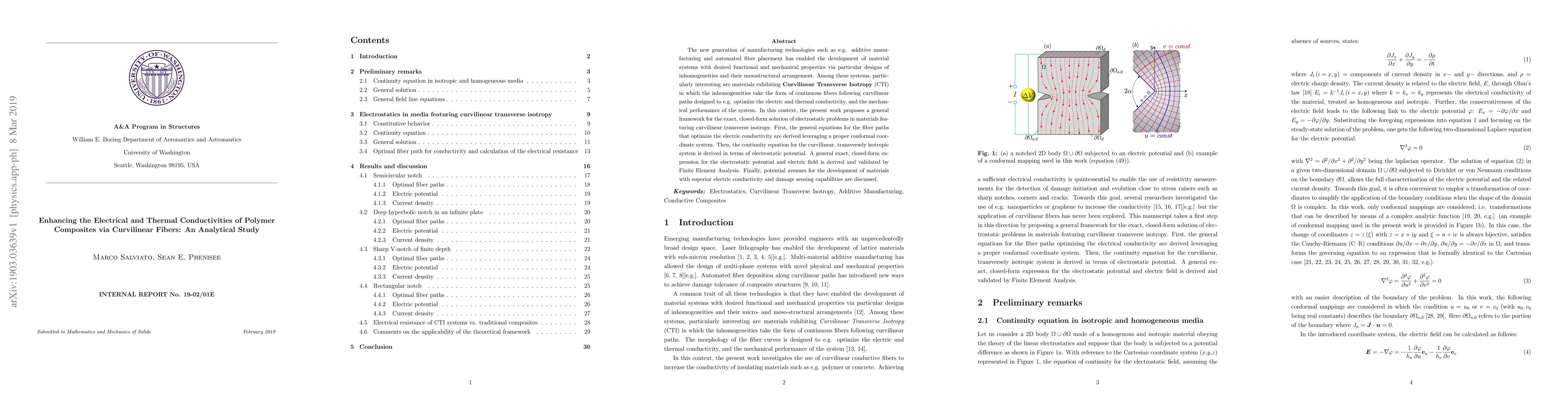 Thumbnail for Enhancing the Electrical and Thermal Conductivities of Polymer
  Composites via Curvilinear Fibers: An Analytical Study