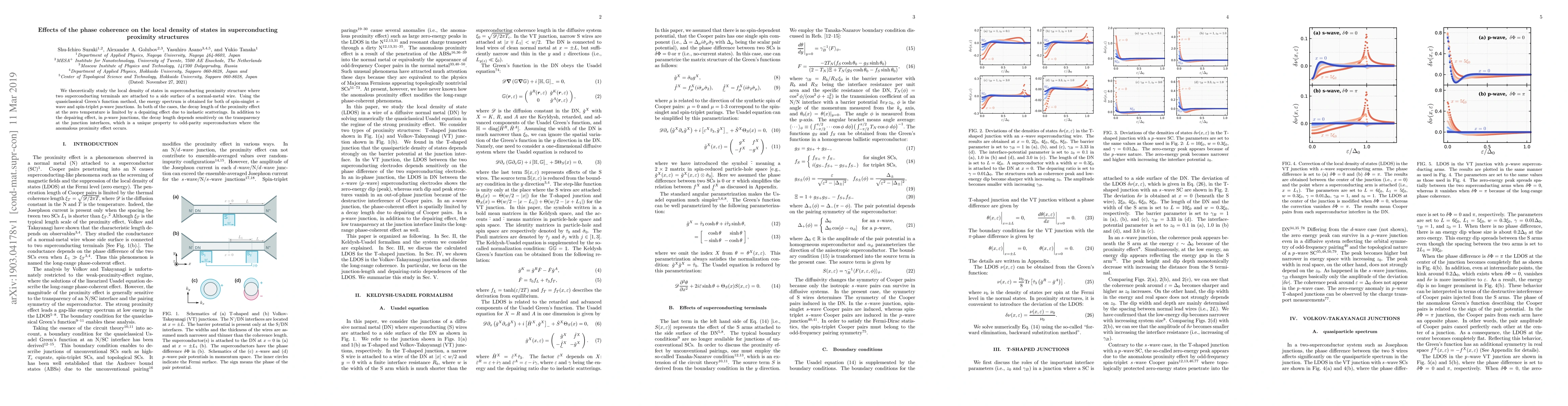 Thumbnail for Effects of the phase coherence on the local density of states in
  superconducting proximity structures