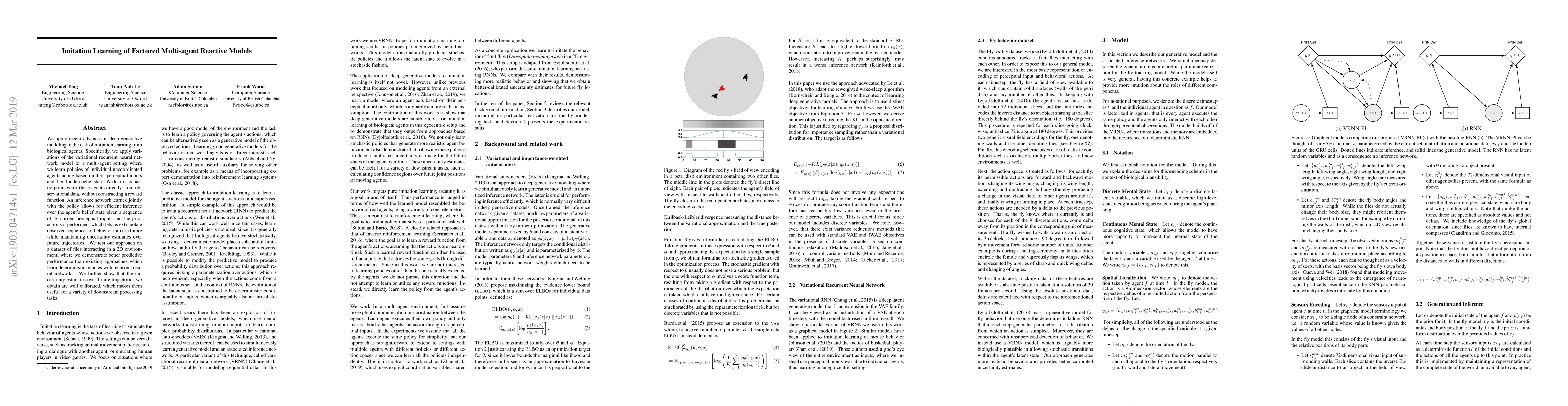 Thumbnail for Imitation Learning of Factored Multi-agent Reactive Models