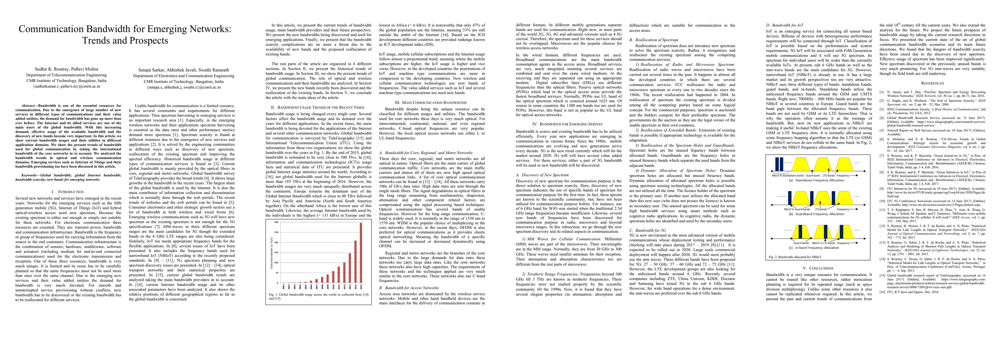 Thumbnail for Communication Bandwidth for Emerging Networks: Trends and Prospects