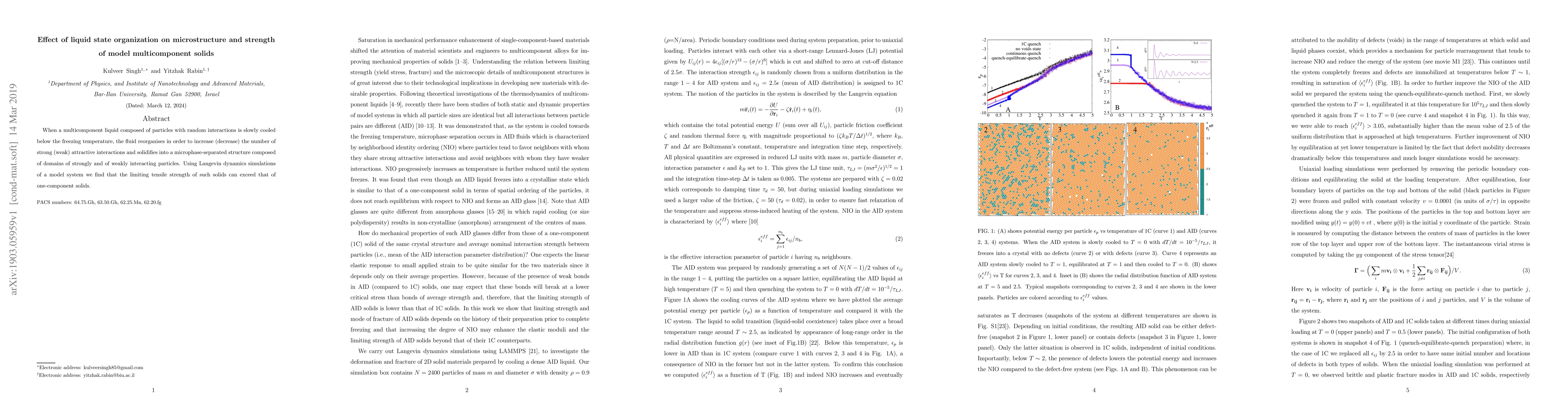 Thumbnail for Effect of liquid state organization on microstructure and strength of
  model multicomponent solids