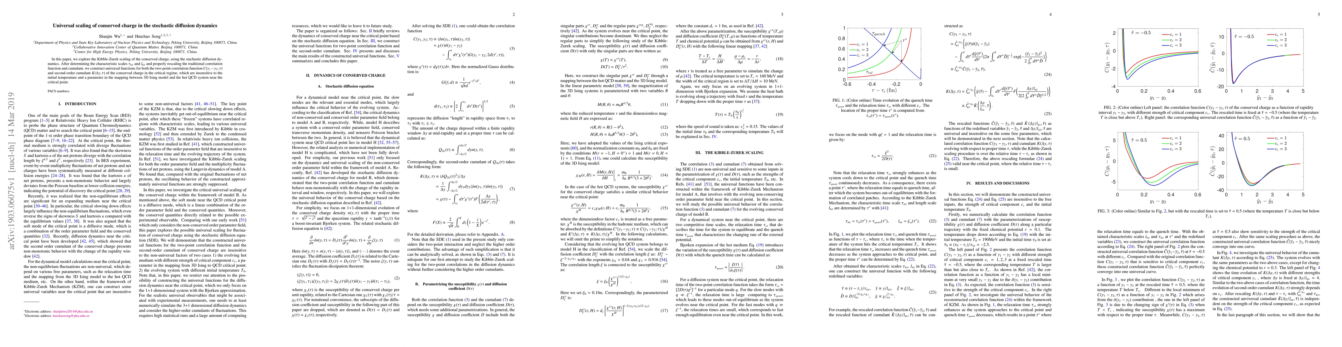 Thumbnail for Universal scaling of conserved charge in the stochastic diffusion
  dynamics