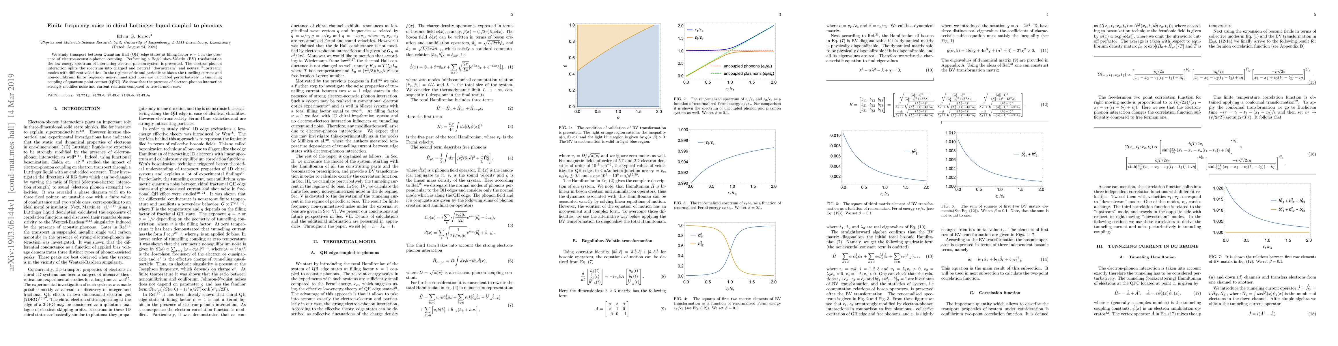 Thumbnail for Finite frequency noise in chiral Luttinger liquid coupled to phonons
