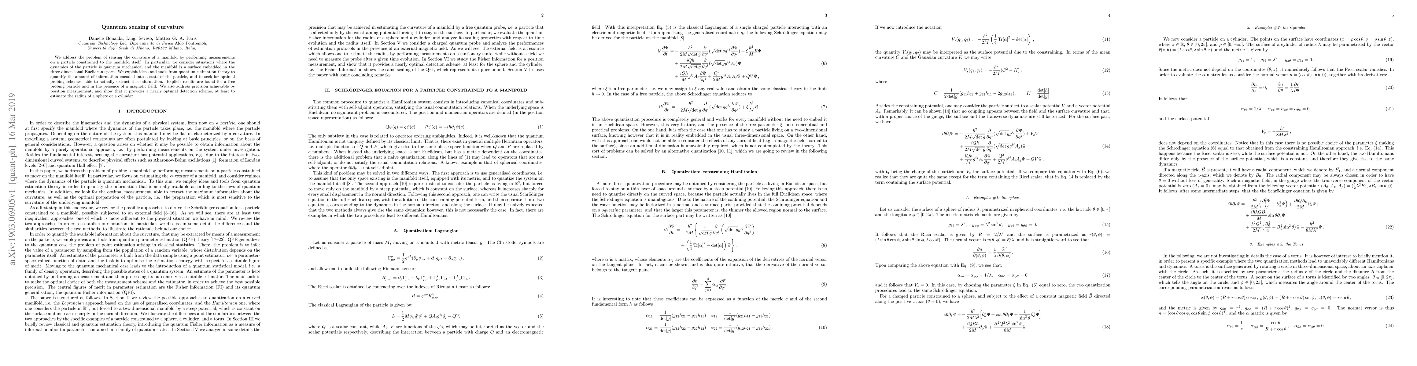 Thumbnail for Quantum sensing of curvature