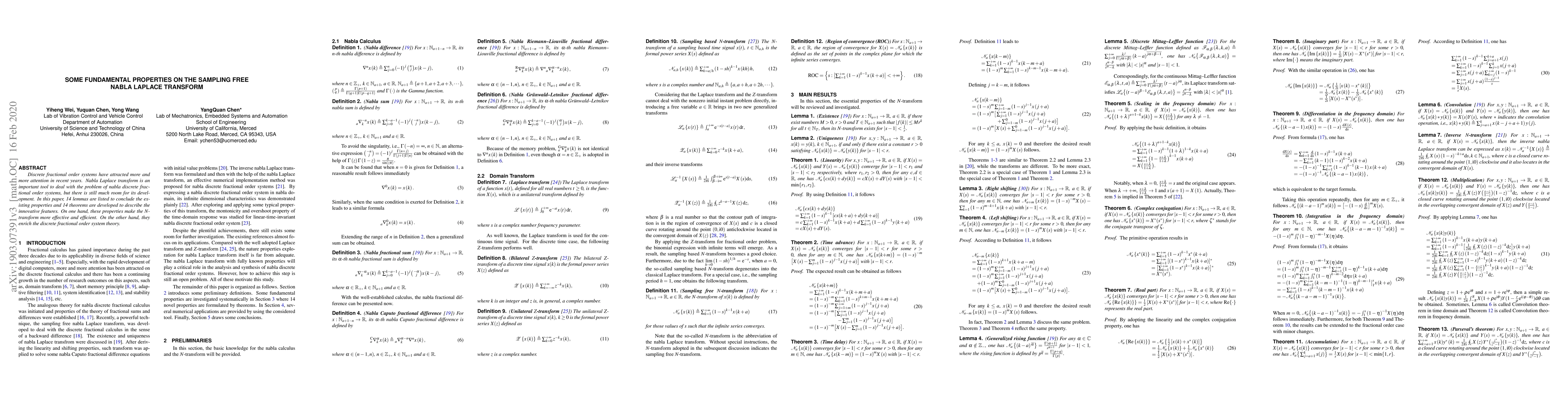Thumbnail for Some fundamental properties on the sampling free nabla Laplace transform