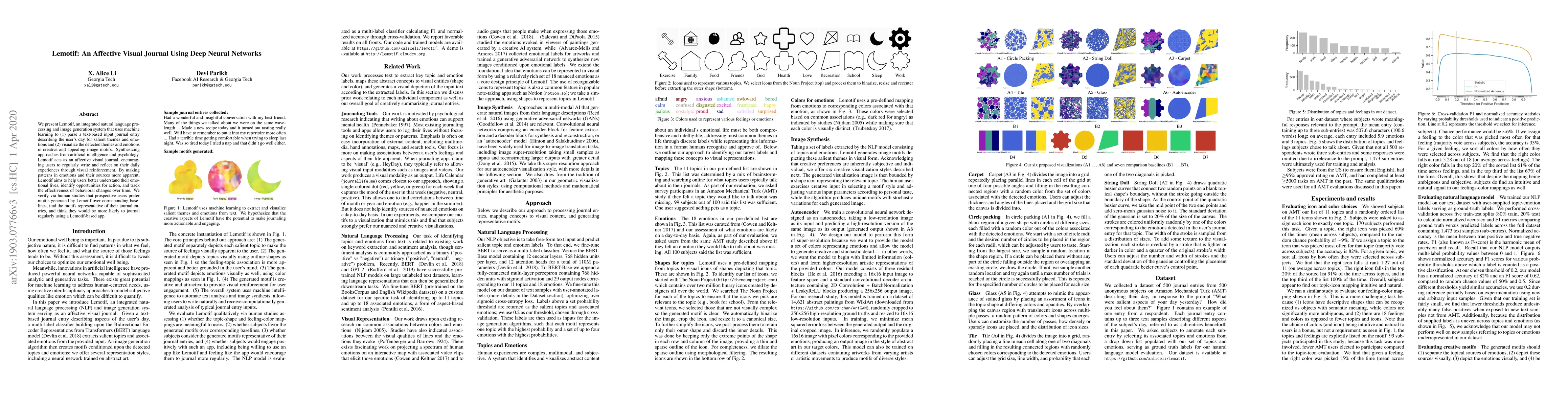 Thumbnail for Lemotif: An Affective Visual Journal Using Deep Neural Networks