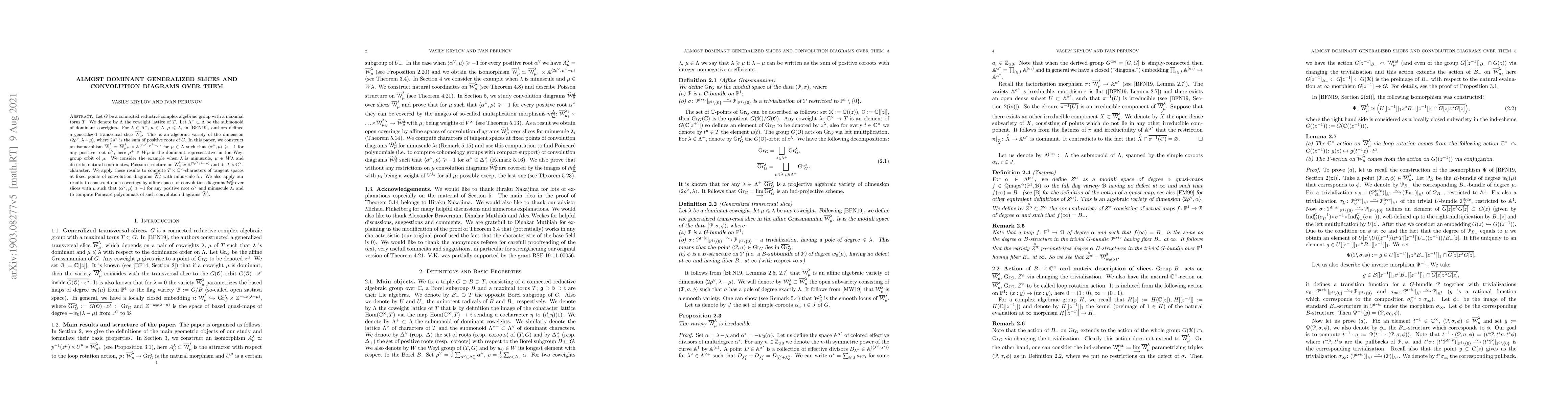 Thumbnail for Almost dominant generalized slices and convolution diagrams over them